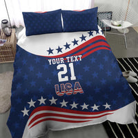 United States Pacific Rugby Custom Bedding Set USA Classic Sporty Pattern