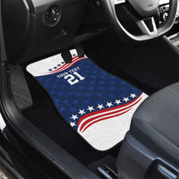 United States Pacific Rugby Custom Car Mats USA Classic Sporty Pattern