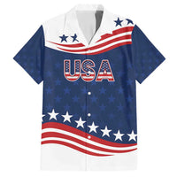 United States Pacific Rugby Custom Family Matching Off Shoulder Short Dress and Hawaiian Shirt USA Classic Sporty Pattern