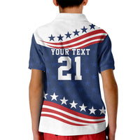 United States Pacific Rugby Custom Kid Polo Shirt USA Classic Sporty Pattern