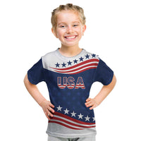 United States Pacific Rugby Custom Kid T Shirt USA Classic Sporty Pattern