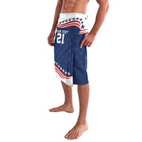United States Pacific Rugby Custom Lavalava USA Classic Sporty Pattern