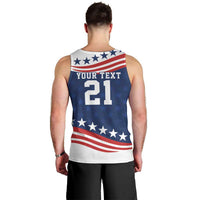 United States Pacific Rugby Custom Men Tank Top USA Classic Sporty Pattern