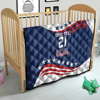 United States Pacific Rugby Custom Quilt USA Classic Sporty Pattern
