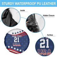 United States Pacific Rugby Custom Spare Tire Cover USA Classic Sporty Pattern