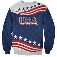 United States Pacific Rugby Custom Sweatshirt USA Classic Sporty Pattern