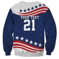 United States Pacific Rugby Custom Sweatshirt USA Classic Sporty Pattern