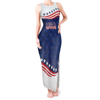 United States Pacific Rugby Custom Tank Maxi Dress USA Classic Sporty Pattern