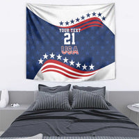 United States Pacific Rugby Custom Tapestry USA Classic Sporty Pattern