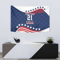 United States Pacific Rugby Custom Tapestry USA Classic Sporty Pattern