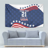 United States Pacific Rugby Custom Tapestry USA Classic Sporty Pattern