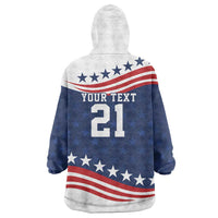 United States Pacific Rugby Custom Wearable Blanket Hoodie USA Classic Sporty Pattern