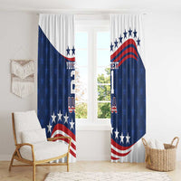 United States Pacific Rugby Custom Window Curtain USA Classic Sporty Pattern