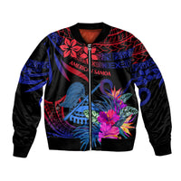American Samoa Bomber Jacket Manu'a Cession Day Polynesian Tribal LT9 - Wonder Print Shop