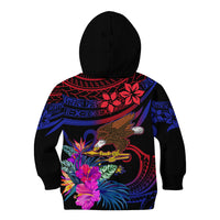 American Samoa Kid Hoodie Manu'a Cession Day Polynesian Tribal - Wonder Print Shop