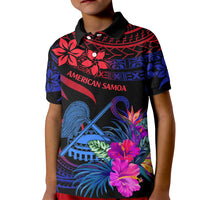 American Samoa Kid Polo Shirt Manu'a Cession Day Polynesian Tribal - Wonder Print Shop