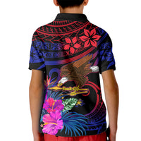 American Samoa Kid Polo Shirt Manu'a Cession Day Polynesian Tribal - Wonder Print Shop