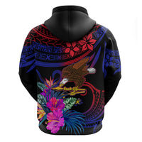 Custom American Samoa Hoodie Manu'a Cession Day Polynesian Tribal - Wonder Print Shop