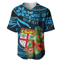 Custom Fiji Islands Baseball Jersey With Polynesian Tribal Happy National Day LT9 - Wonder Print Shop