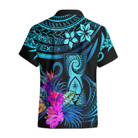 Polynesian Guam Hawaiian Shirt With Latte Stone Happy Liberation Day - Wonder Print Shop