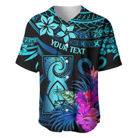 Custom Polynesian Guam Baseball Jersey With Latte Stone Happy Liberation Day LT9 - Wonder Print Shop