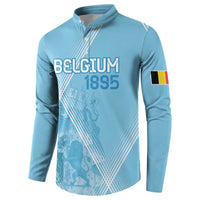 Custom Belgium 1895 Football Button Sweatshirt De Rode Duivels Come Together LT9 - Wonder Print Shop