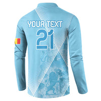 Custom Belgium 1895 Football Button Sweatshirt De Rode Duivels Come Together LT9 - Wonder Print Shop