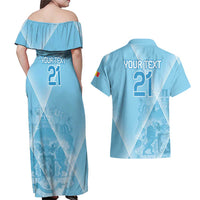 Custom Belgium 1895 Football Couples Matching Off Shoulder Maxi Dress and Hawaiian Shirt De Rode Duivels Come Together LT9 - Wonder Print Shop