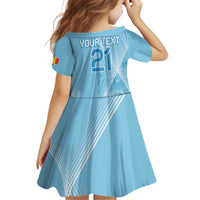 Custom Belgium 1895 Football Kid Short Sleeve Dress De Rode Duivels Come Together - Wonder Print Shop