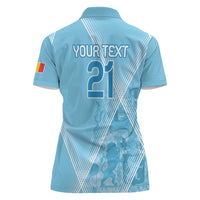 Custom Belgium 1895 Football Women Polo Shirt De Rode Duivels Come Together - Wonder Print Shop