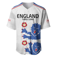 Custom England Football Baseball Jersey Simple Triple Lions LT9 - Wonder Print Shop