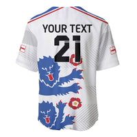Custom England Football Baseball Jersey Simple Triple Lions LT9 - Wonder Print Shop