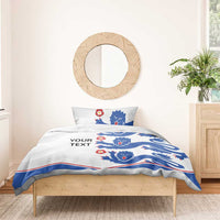 Custom England Football Bedding Set Simple Triple Lions LT9 - Wonder Print Shop