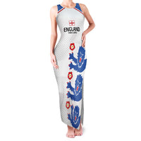 Custom England Football Family Matching Tank Maxi Dress and Hawaiian Shirt Simple Triple Lions - Wonder Print Shop