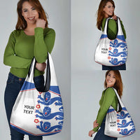 Custom England Football Grocery Bag Simple Triple Lions
