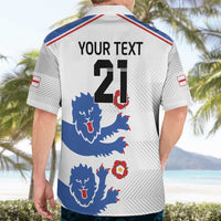 Custom England Football Hawaiian Shirt Simple Triple Lions - Wonder Print Shop
