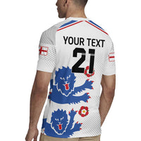 Custom England Football Rugby Jersey Simple Triple Lions - Wonder Print Shop