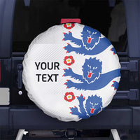 Custom England Football Spare Tire Cover Simple Triple Lions - Wonder Print Shop