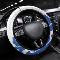 England Football Steering Wheel Cover Simple Triple Lions - Wonder Print Shop