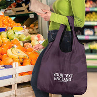 Custom England Football Grocery Bag Come On Champions