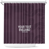 Custom England Football Shower Curtain Come On Champions