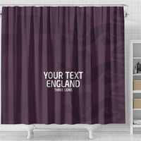 Custom England Football Shower Curtain Come On Champions