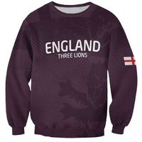 Custom England Football Sweatshirt Come On Champions - Wonder Print Shop