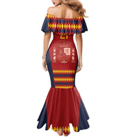 Custom Spain Football Family Matching Mermaid Dress and Hawaiian Shirt Come on La Roja LT9 - Wonder Print Shop