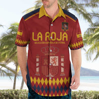 Custom Spain Football Hawaiian Shirt Come on La Roja - Wonder Print Shop