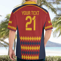 Custom Spain Football Hawaiian Shirt Come on La Roja - Wonder Print Shop
