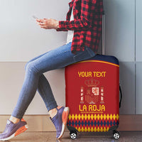 Custom Spain Football Luggage Cover Come on La Roja - Wonder Print Shop