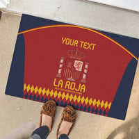 Custom Spain Football Rubber Doormat Come on La Roja - Wonder Print Shop