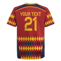 Custom Spain Football Rugby Jersey Come on La Roja - Wonder Print Shop