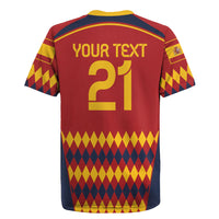Custom Spain Football Rugby Jersey Come on La Roja - Wonder Print Shop